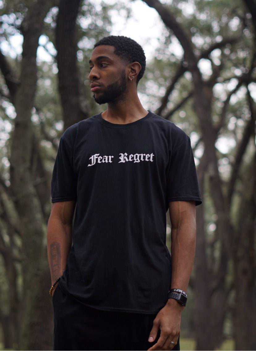 Black Fear Regret T-shirt